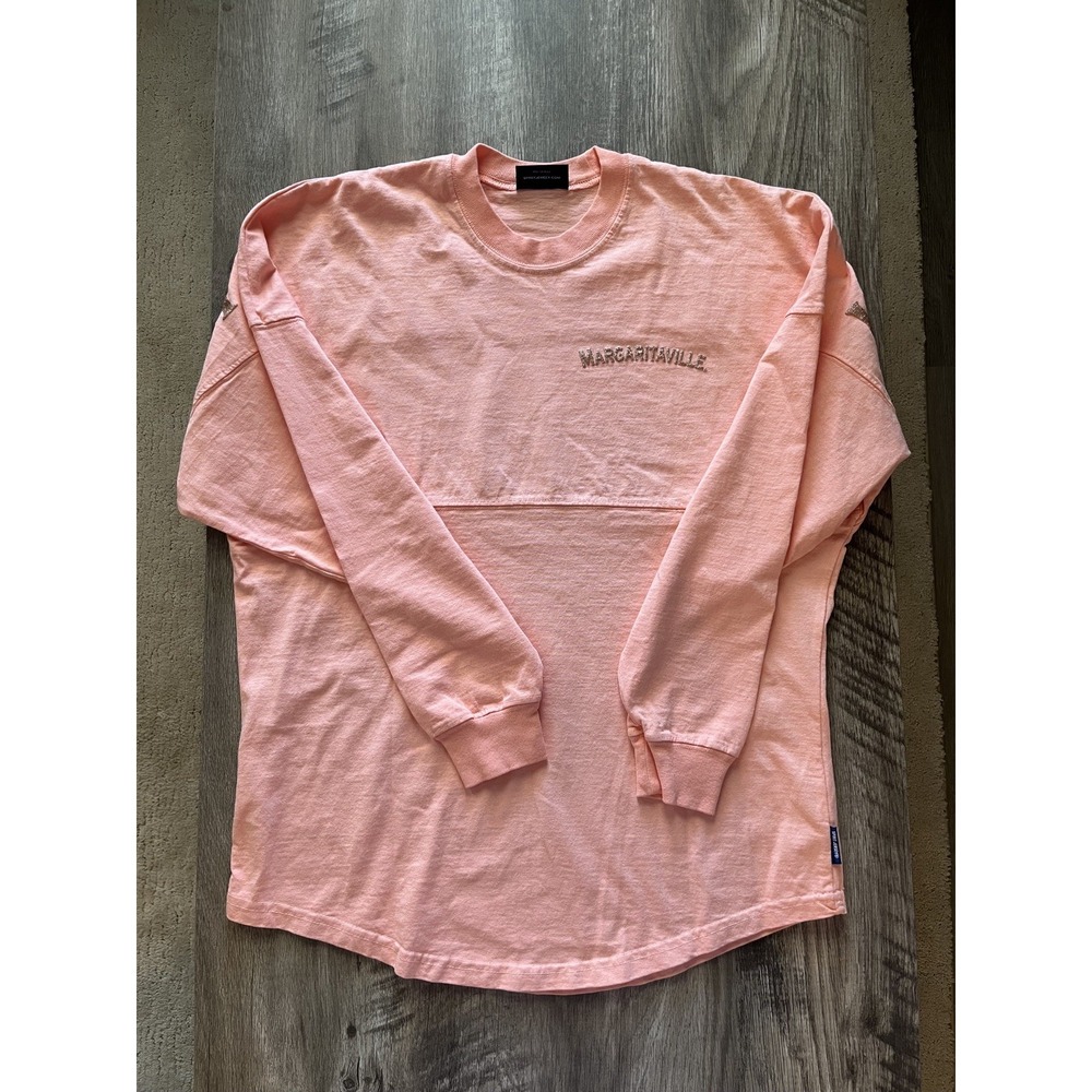 Margaritaville Woman To Blame Cotton Long Sleeve Shirt Extra Small Gold